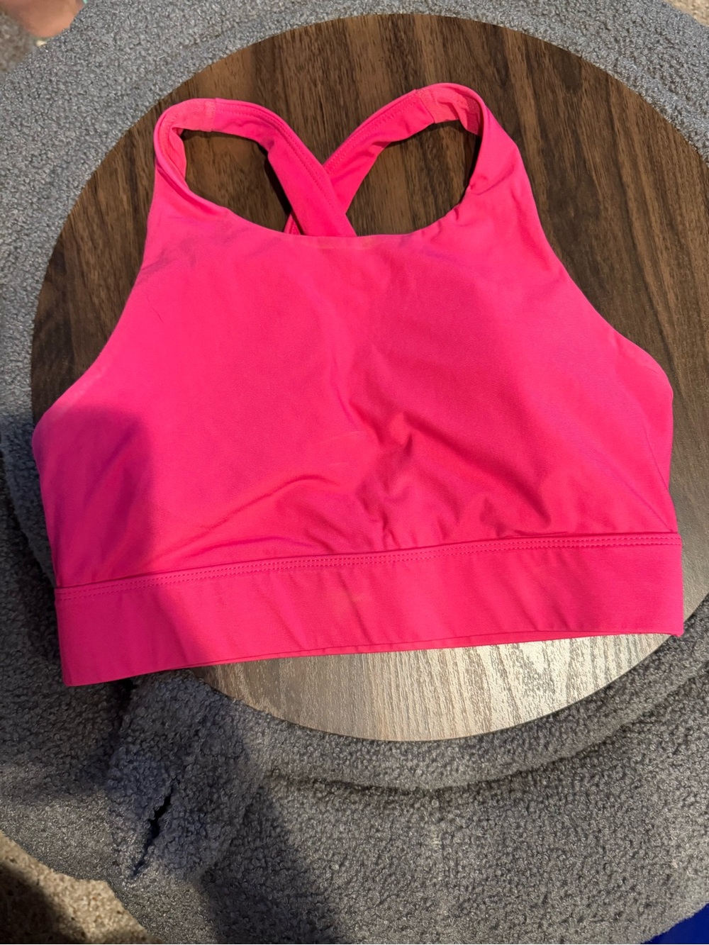Fabletics Hot Pink Crossback Sports Bra